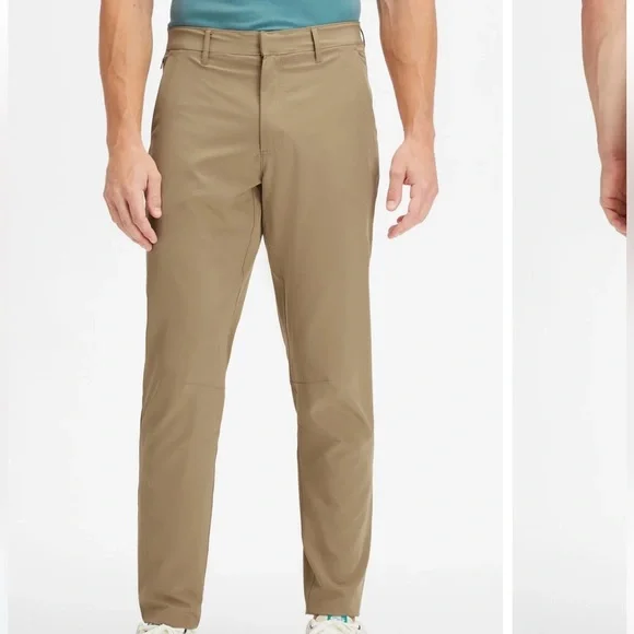 Fabletics NWT Men’s The Only Pant Classic Fit 30x32 Dark Twill - Picture 8 of 13